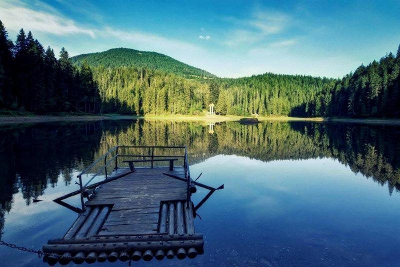 Hotel Gostyniy Dvir Synevir à Lac Lac Synevyr Extérieur photo